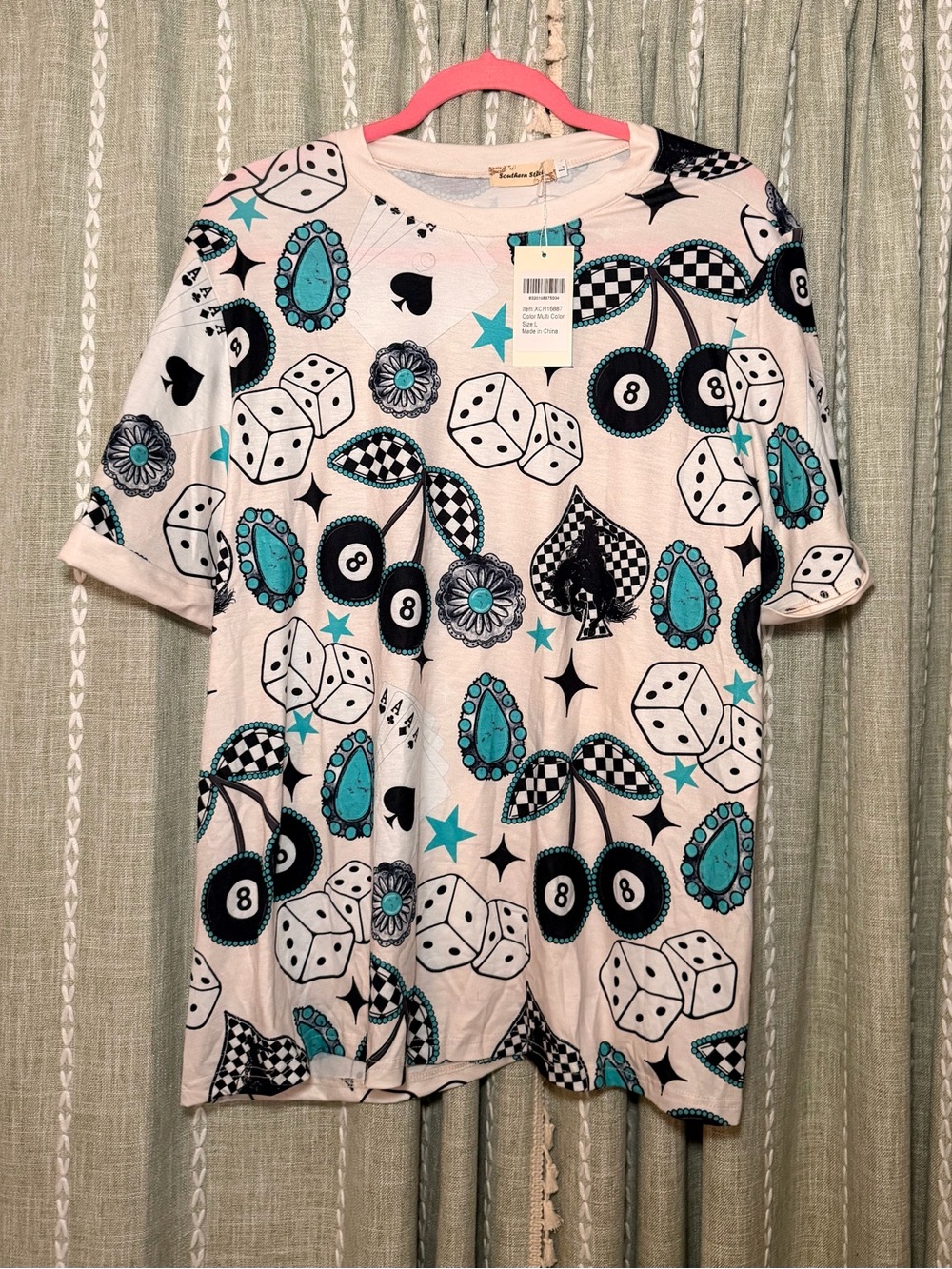 Western turquoise lover graphic tee